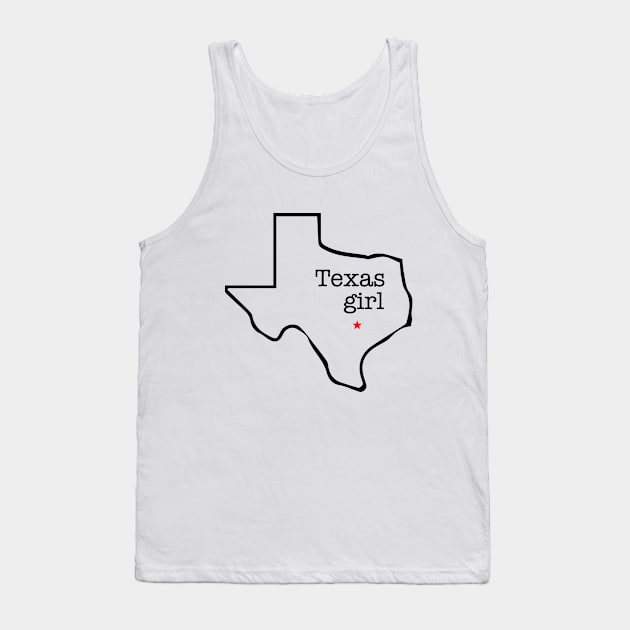 Texas Girl Tank Top by Ineffablexx